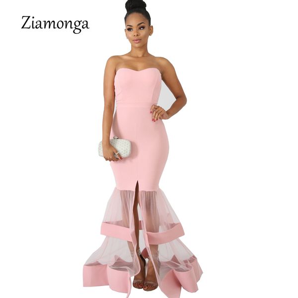 ziamonga strapless off shoulder wedding party dresses high split maxi dress backless evening party long dress clubwear, Black;pink
ziamonga strapless off shoulder wedding party dresses high split maxi dress backless evening party long dress clubwear, Black;pink
