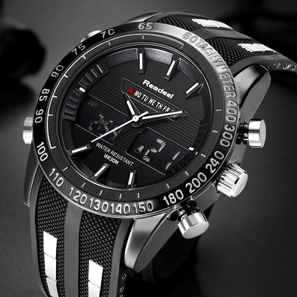 watches men led digital waterproof watches fashion silicone led digital watch men relogio masculino, Slivery;brown
watches men led digital waterproof watches fashion silicone led digital watch men relogio masculino, Slivery;brown