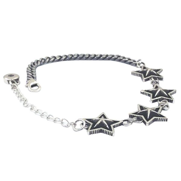 adjustable charm star pendent beaded bracelets sterling silver bangles gift punk cool style for lady women men, Golden;silver
adjustable charm star pendent beaded bracelets sterling silver bangles gift punk cool style for lady women men, Golden;silver