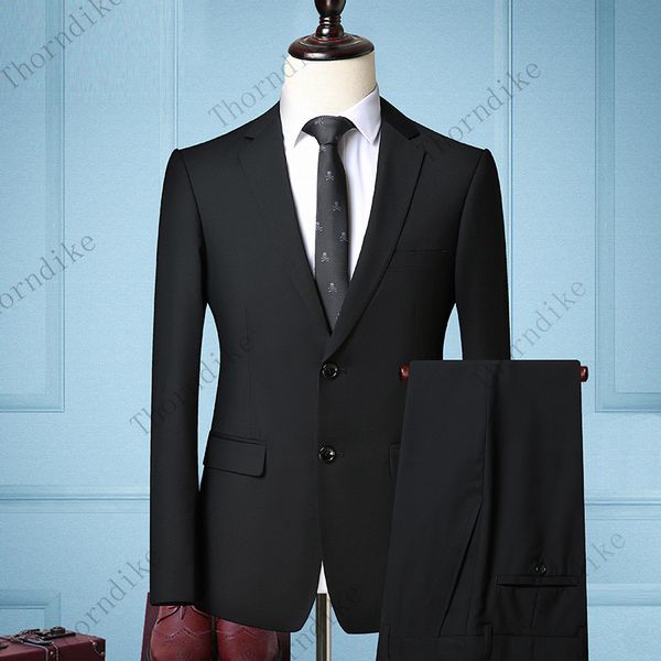 thorndike 2020 new classic men suit 2 pieces slim black wedding groom tuxedos men suit gentlemen costume (blazer+pants, White;black
thorndike 2020 new classic men suit 2 pieces slim black wedding groom tuxedos men suit gentlemen costume (blazer+pants, White;black