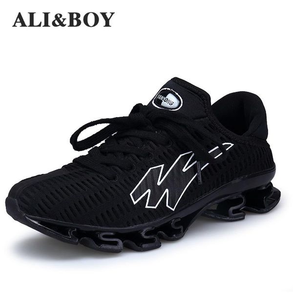 men's big size spring blade running shoes breathable absorb black sports sneakers men light jogging trainer shoes male
men's big size spring blade running shoes breathable absorb black sports sneakers men light jogging trainer shoes male