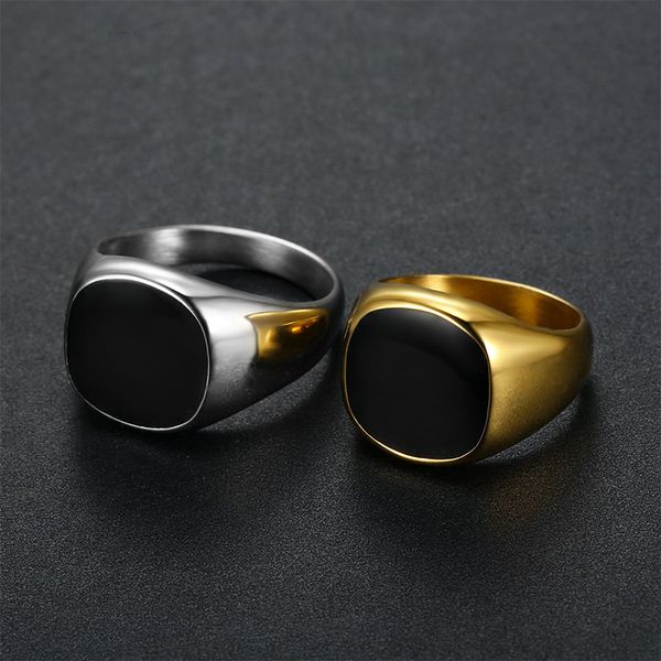 black enamel stainless steel men rings geometric finger ring gold/silver color simple design for male punk jewelry
black enamel stainless steel men rings geometric finger ring gold/silver color simple design for male punk jewelry