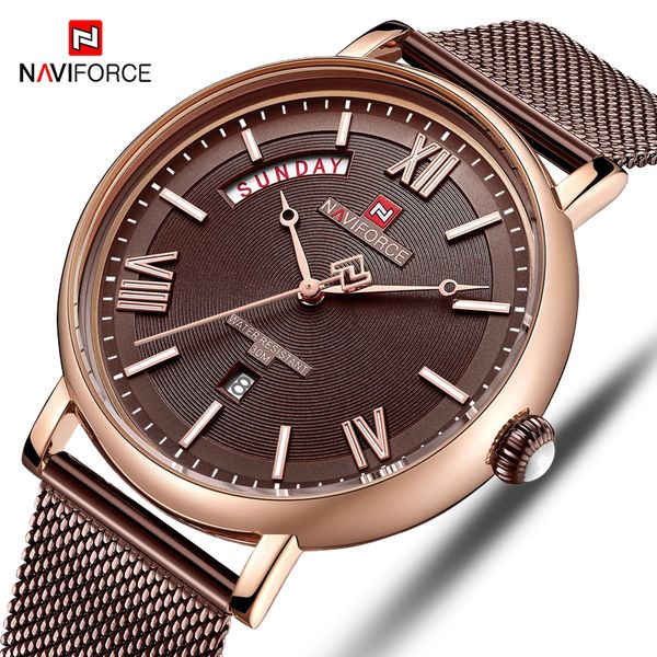 naviforce часы мужская мода бизнес часы мужская повседневная водонепроницаемый кварцевые наручные часы из нержавеющей стали сетки relogio ma, Slivery;brown
naviforce часы мужская мода бизнес часы мужская повседневная водонепроницаемый кварцевые наручные часы из нержавеющей стали сетки relogio ma, Slivery;brown