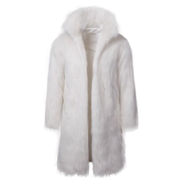 2018 winter men coat jackets european american male faux fur black white long hooded jacket full sleeve loose casual solid color
2018 winter men coat jackets european american male faux fur black white long hooded jacket full sleeve loose casual solid color