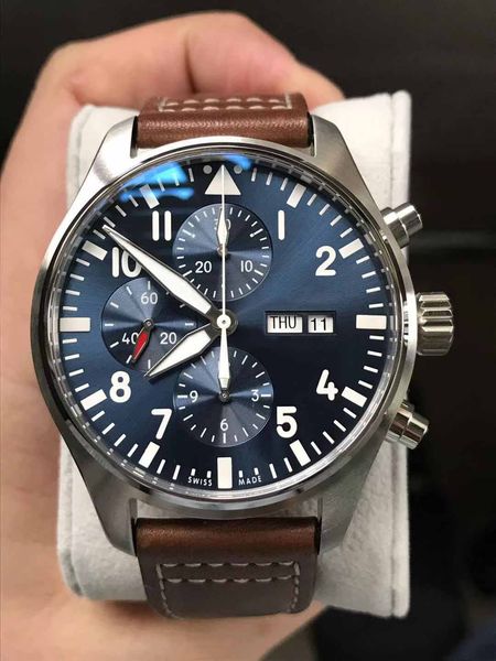 luxury watch zf factory chronograph function 42mm blue dial sapphire glass mens automatic watch, Slivery;brown
luxury watch zf factory chronograph function 42mm blue dial sapphire glass mens automatic watch, Slivery;brown
