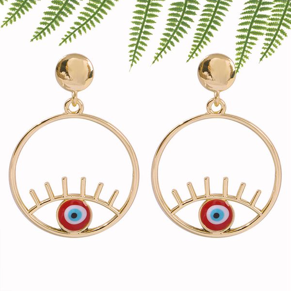 bohemian crystal new design oorbellen voor vrouwen round alloy eyes pendant earrings for women statement fashion accessories, Silver
bohemian crystal new design oorbellen voor vrouwen round alloy eyes pendant earrings for women statement fashion accessories, Silver