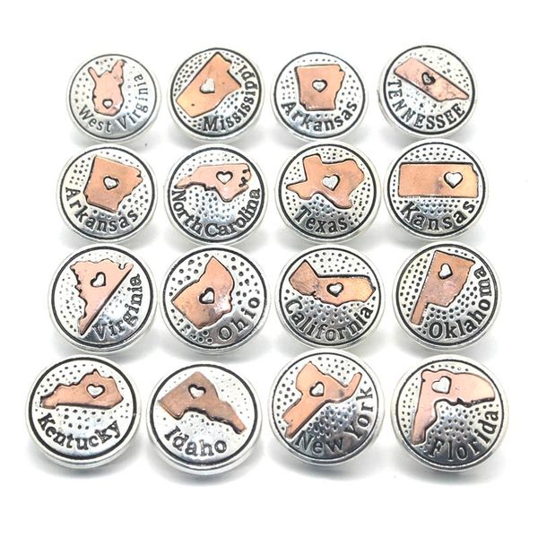 10pcs/lot mix map american state snap jewelry buttons 18mm snap buttons fit 18mm bracelets women button jewelry 011301, Golden;silver
10pcs/lot mix map american state snap jewelry buttons 18mm snap buttons fit 18mm bracelets women button jewelry 011301, Golden;silver