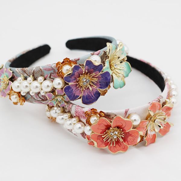 new fashion baroque metal horn flower pearl geometry multi-color versatile headband dance party travel show hair accessories 944, Golden;white
new fashion baroque metal horn flower pearl geometry multi-color versatile headband dance party travel show hair accessories 944, Golden;white