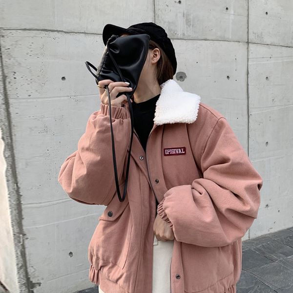 chaqueta mujer 2019 winter jacket women abrigos mujer korean fashion thicken warm oversize cotton clothes coat, Black
chaqueta mujer 2019 winter jacket women abrigos mujer korean fashion thicken warm oversize cotton clothes coat, Black
