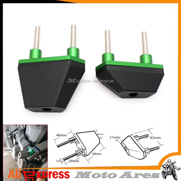 motorcycle cnc frame sliders crash protector engine guard protection fit for z750 z800 z1000
motorcycle cnc frame sliders crash protector engine guard protection fit for z750 z800 z1000