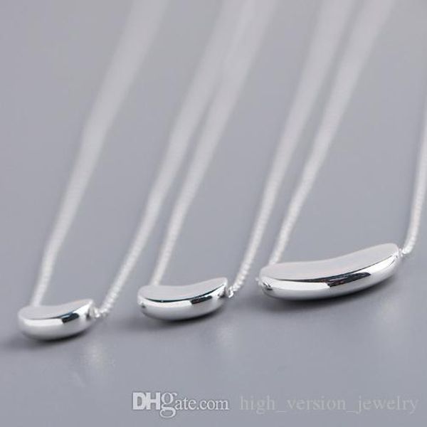 women 925 sterling silver necklace female pea pendant woman wedding engagement jewelry
women 925 sterling silver necklace female pea pendant woman wedding engagement jewelry