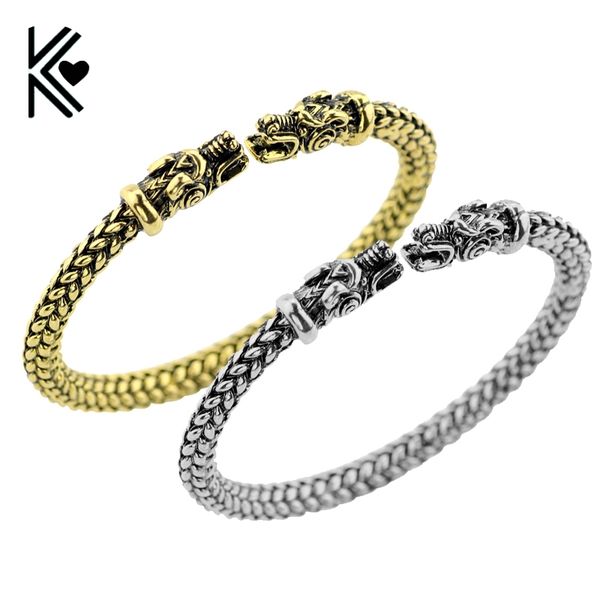 new design two headed dragon women fashion male accessories adjustable viking bracelet men wristband opening bracelets &bangles, White
new design two headed dragon women fashion male accessories adjustable viking bracelet men wristband opening bracelets &bangles, White