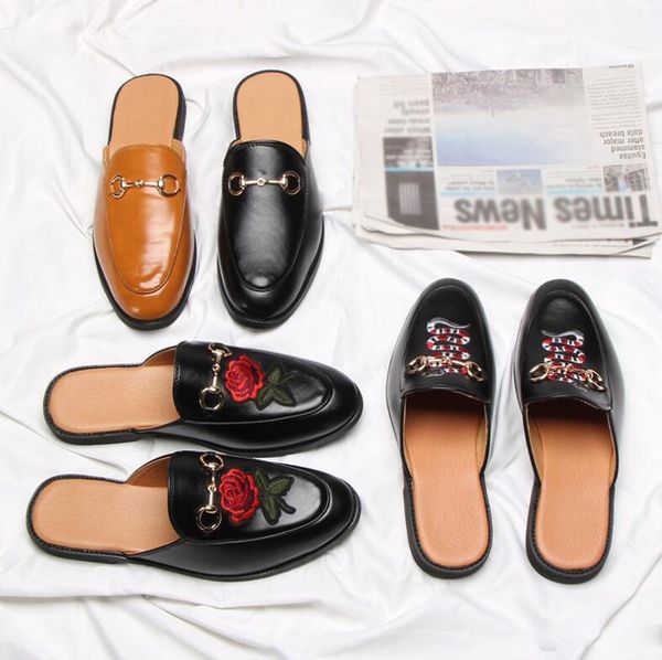 Fashion leather loafers Designer slipper Mens shoes with buckle Fashion Men Women Princetown slippers Ladies Casual Mules Flats 35-46
Fashion leather loafers Designer slipper Mens shoes with buckle Fashion Men Women Princetown slippers Ladies Casual Mules Flats 35-46