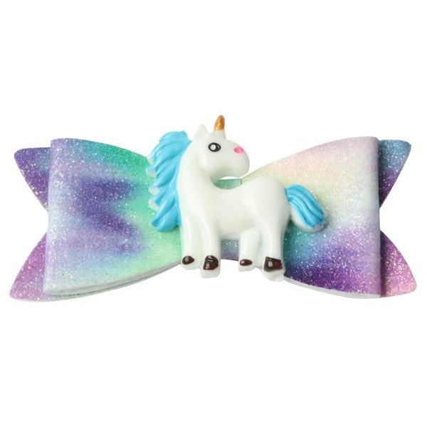 3'' unicorn resin hair clip rainbow gradient color girls glitter hair bows princess accessory, Slivery;white
3'' unicorn resin hair clip rainbow gradient color girls glitter hair bows princess accessory, Slivery;white