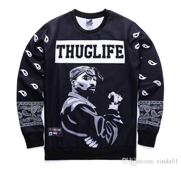 thug life 2pac printed pullover mens womens casual thin pullover male female hip hop designer sweatshirts long sleeve tshirts, Black
thug life 2pac printed pullover mens womens casual thin pullover male female hip hop designer sweatshirts long sleeve tshirts, Black