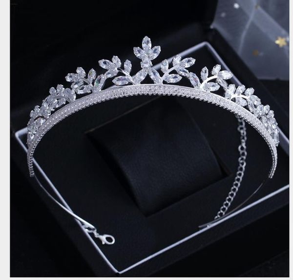 korean zircon marriage crown headdress crown hair hoop ornaments stage show crown performance, Slivery;golden
korean zircon marriage crown headdress crown hair hoop ornaments stage show crown performance, Slivery;golden