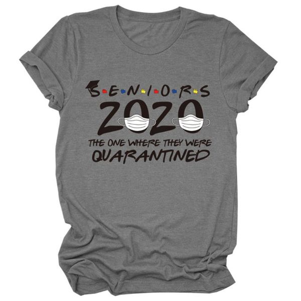 women seniors 2020 letter print t-shirts quarantined social distancing graphic short sleeve o-neck streetwear s-3xl, White
women seniors 2020 letter print t-shirts quarantined social distancing graphic short sleeve o-neck streetwear s-3xl, White