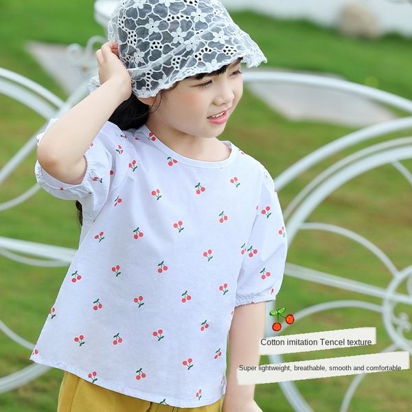 nhqwi t-shir 2020 summer clohes floral shir printing girls bubble sleeve short tong t xu children's clothing sleeve children's wea, White;black
nhqwi t-shir 2020 summer clohes floral shir printing girls bubble sleeve short tong t xu children's clothing sleeve children's wea, White;black