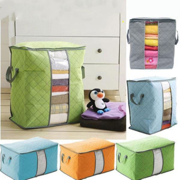 8 color cotton quilt storage bag bamboo charcoal clothing storage bag large capacity non-woven handbags clothes box
8 color cotton quilt storage bag bamboo charcoal clothing storage bag large capacity non-woven handbags clothes box