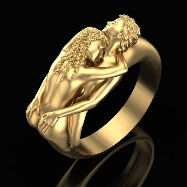 unique lovers ambiguous hug together ring fashion luxury 18k gold women wedding engagement jewelry anniversary birthday gift, Golden;silver
unique lovers ambiguous hug together ring fashion luxury 18k gold women wedding engagement jewelry anniversary birthday gift, Golden;silver