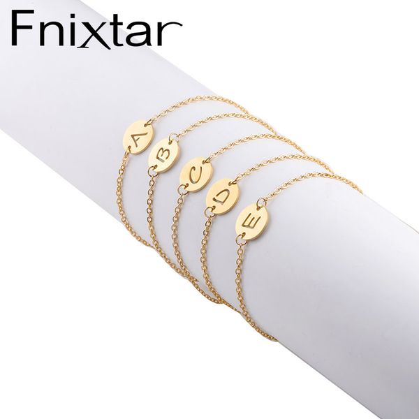 fnixtar initial name letter bracelet stainless steel link chain charm personality round letter bracelet 5piece/lot, Golden;silver
fnixtar initial name letter bracelet stainless steel link chain charm personality round letter bracelet 5piece/lot, Golden;silver