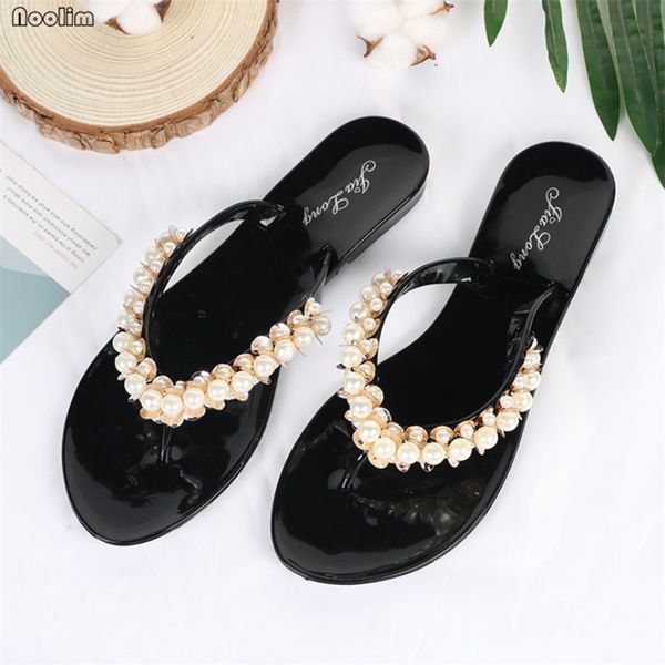 women non-slip home shoes fashion slippers summer beach slippers flip flops sandals women pearl ladies flats shoes, Black
women non-slip home shoes fashion slippers summer beach slippers flip flops sandals women pearl ladies flats shoes, Black