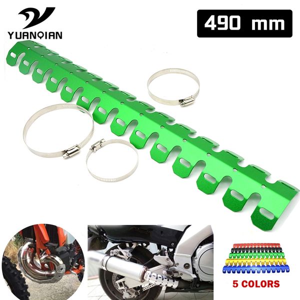 motorcycle universal exhaust muffler pipe heat shield cover guard for yamaha ktm 2 stroke dirt pit bike off road
motorcycle universal exhaust muffler pipe heat shield cover guard for yamaha ktm 2 stroke dirt pit bike off road