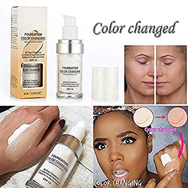 30ml tlm flawless color changing liquid foundation makeup change to your skin tone by blending makeup
30ml tlm flawless color changing liquid foundation makeup change to your skin tone by blending makeup