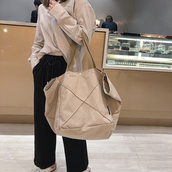 shangxin languid canvas bag women new fashion korean version one shoulder large capacity portable simple and versatile
shangxin languid canvas bag women new fashion korean version one shoulder large capacity portable simple and versatile
