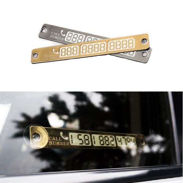 1pcs car styling phone number card luminous temporary parking card telephone number notification night light sucker plate
1pcs car styling phone number card luminous temporary parking card telephone number notification night light sucker plate
