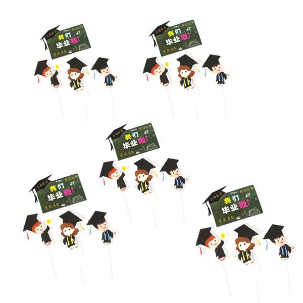 20pcs in 5 set graduation theme decorative cake ers paper cake picks decoration (assorted color
20pcs in 5 set graduation theme decorative cake ers paper cake picks decoration (assorted color