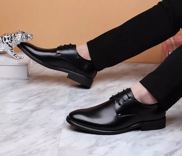 men's shoes korean version of the pointed trend flat light men's british business casual shoesmelly breathable leather shoess, Black
men's shoes korean version of the pointed trend flat light men's british business casual shoesmelly breathable leather shoess, Black