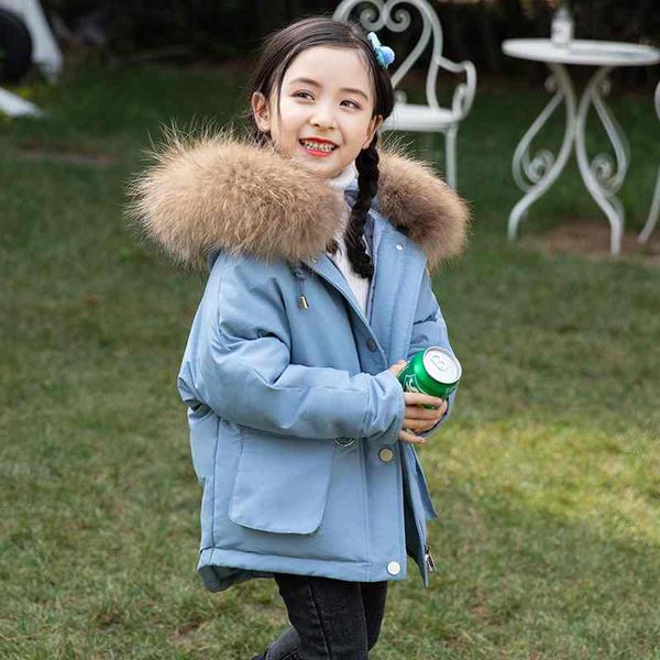 children down padded duck down clothing big girls winter jacket parkas warm long thickening outerwear clothing 2-8 year, Blue;gray
children down padded duck down clothing big girls winter jacket parkas warm long thickening outerwear clothing 2-8 year, Blue;gray