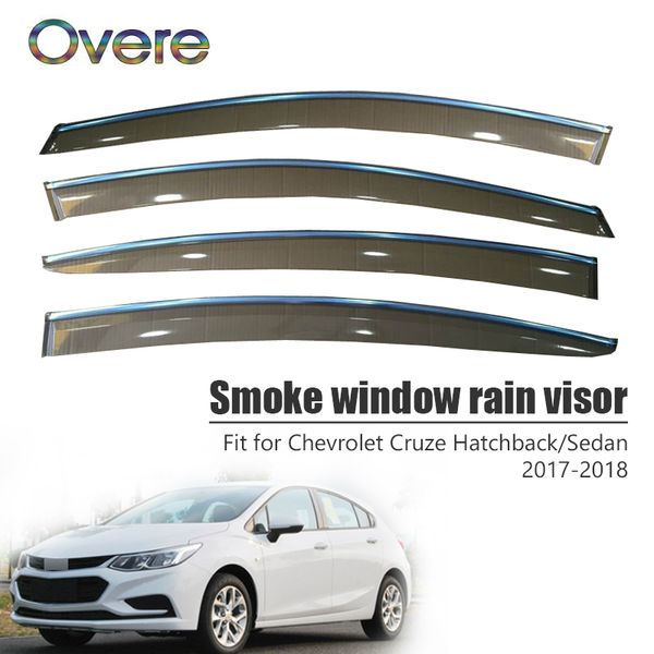 overe 4pcs/1set smoke window rain visor for chevrolet cruze sedan/hatchback 2017 2018 vent sun deflectors guard accessories
overe 4pcs/1set smoke window rain visor for chevrolet cruze sedan/hatchback 2017 2018 vent sun deflectors guard accessories