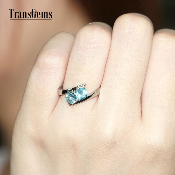 transgems 1 tcw carat natural aquamarine engagement anniversary rings 14k white gold wedding band for women dcc045 y200620, Slivery;golden
transgems 1 tcw carat natural aquamarine engagement anniversary rings 14k white gold wedding band for women dcc045 y200620, Slivery;golden