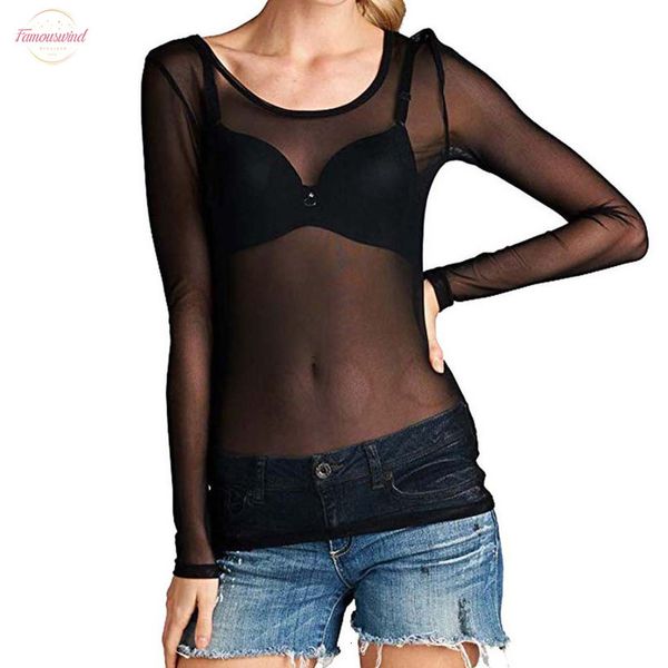 black transparent t shirt women mesh o neck long sleeve seamless tee shirt mesh hollow out tshirt summer clothes z10, White
black transparent t shirt women mesh o neck long sleeve seamless tee shirt mesh hollow out tshirt summer clothes z10, White