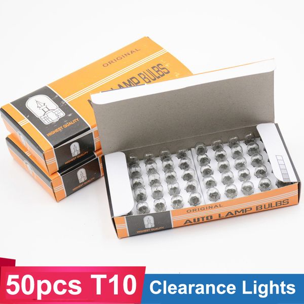 50pcs/set 12v 24v 5w t10 3000k warm white car clearance lights halogen signal interior light lamp bulb universal
50pcs/set 12v 24v 5w t10 3000k warm white car clearance lights halogen signal interior light lamp bulb universal