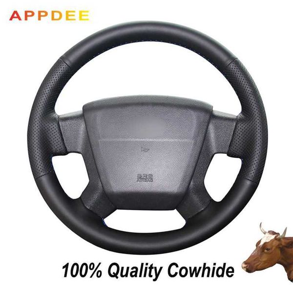 hand-stitched black genuine leather steering wheel cover for 2006-2010 old 2007-2010
hand-stitched black genuine leather steering wheel cover for 2006-2010 old 2007-2010