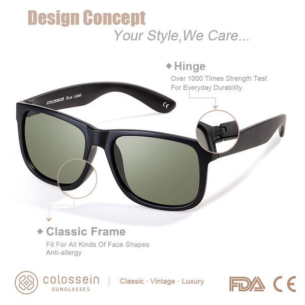 women colossein classic polarized sunglasses men sunglasses black square blue frame men eyewear driving fishing uv400 ch01
women colossein classic polarized sunglasses men sunglasses black square blue frame men eyewear driving fishing uv400 ch01