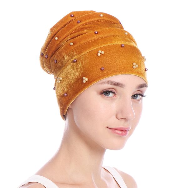 muslim women stretch velvet bead turban hats chemo beanie chemotherapy hijab pleated wrap cover hair accessories
muslim women stretch velvet bead turban hats chemo beanie chemotherapy hijab pleated wrap cover hair accessories