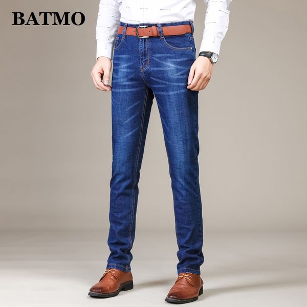 batmo 2019 new arrival casual straight elastic jeans men,men's slim pants ,skinny jeans men plus-size 28-40 1101, Blue
batmo 2019 new arrival casual straight elastic jeans men,men's slim pants ,skinny jeans men plus-size 28-40 1101, Blue
