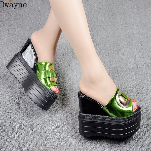 summer new women's slippers muffin bottom increased slippers waterproof platform 13cm super high heel, Black
summer new women's slippers muffin bottom increased slippers waterproof platform 13cm super high heel, Black