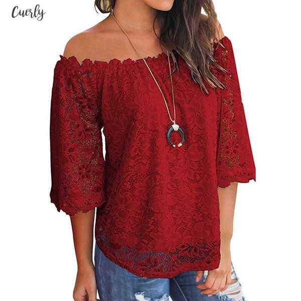 summer fashion off shoulder lace blouse ladies loose tee female womens short sleeve shirt blusas femininas pullover, White
summer fashion off shoulder lace blouse ladies loose tee female womens short sleeve shirt blusas femininas pullover, White
