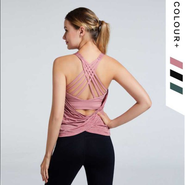 summer and spring women's sports yoga fitness loose running fast dry bra and vest in sets, White;black
summer and spring women's sports yoga fitness loose running fast dry bra and vest in sets, White;black