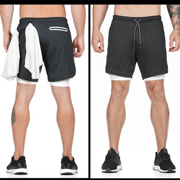 running shorts men 2 in 1 double-deck quick dry sport fitness jogging workout sports short pants, Black;blue
running shorts men 2 in 1 double-deck quick dry sport fitness jogging workout sports short pants, Black;blue