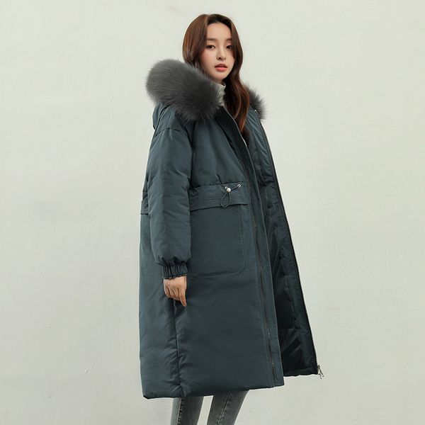 women's down & parkas fur collar hooded long jacket women 2021 winter solid korean style coats loose thick cotton padded casual chaquet, Black
women's down & parkas fur collar hooded long jacket women 2021 winter solid korean style coats loose thick cotton padded casual chaquet, Black