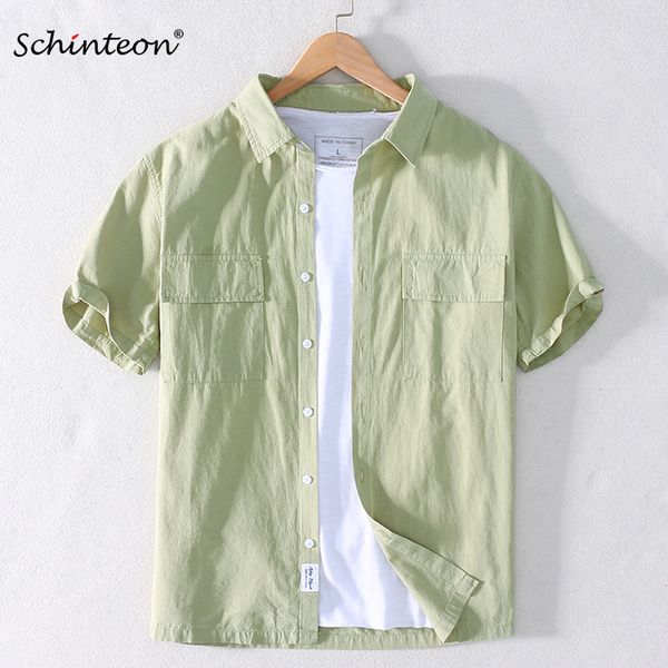 2020 schinteon men summer 100% cotton shirt short sleeved casual loose work shirt turn-down collar new, White;black
2020 schinteon men summer 100% cotton shirt short sleeved casual loose work shirt turn-down collar new, White;black
