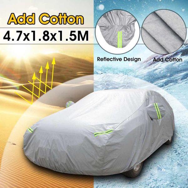 universal 4.7x1.8x1.5m full car cover waterproof large sun protection cover heavy duty breathable snow uv dust protection
universal 4.7x1.8x1.5m full car cover waterproof large sun protection cover heavy duty breathable snow uv dust protection