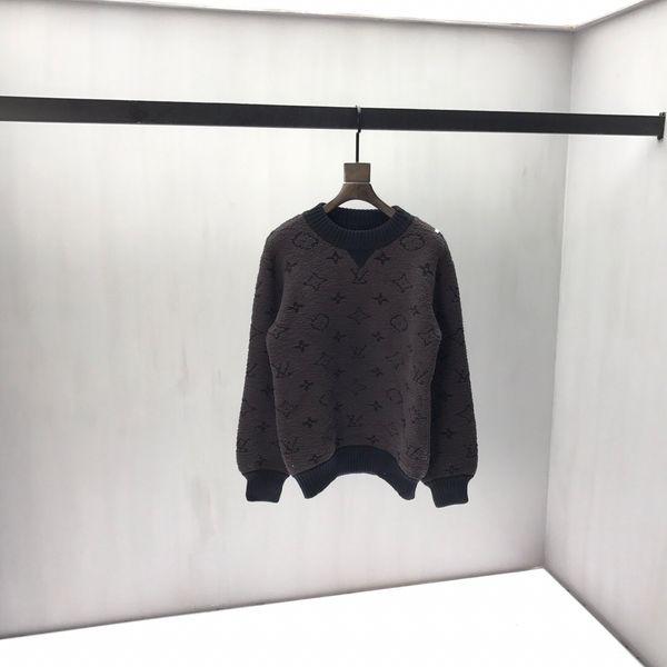 19 new type knitted sweater cotton double-sided jacquard knitted fabric with perfect quality details for men and women #23q20, White;black
19 new type knitted sweater cotton double-sided jacquard knitted fabric with perfect quality details for men and women #23q20, White;black