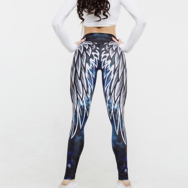 women's workout leggings personalities 3d printed wings yoga pants yoga sports gym leggings sport women fitness clothing, White;black
women's workout leggings personalities 3d printed wings yoga pants yoga sports gym leggings sport women fitness clothing, White;black